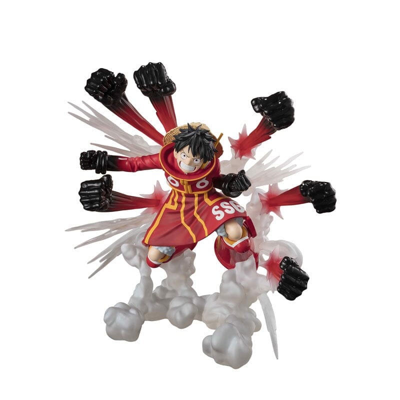 Monkey D. Luffy Figuarts ZERO Figure (Super Fierce Battle) -Gum-Gum Hawk Gatling- ONE PIECE