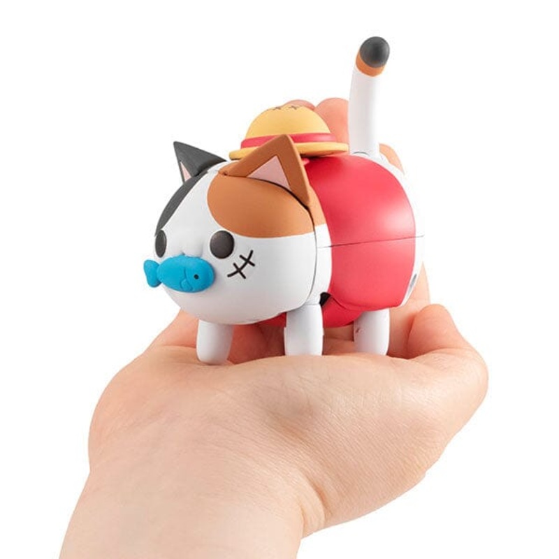 Monkey D. Luffy MEGA CAT PROJECT Figure Walking Nyan Piece Nyan! - ONE PIECE