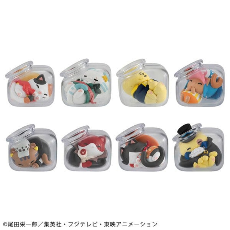 ONE PIECE MEGA CAT PROJECT Figure Good Night Nyan Piece Nyaan! (8Pcs/BOX)