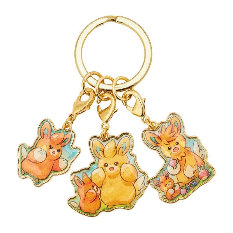 3 Grouped Metal Keychain (Hatsuden ver.) - PAMO NO MURE
