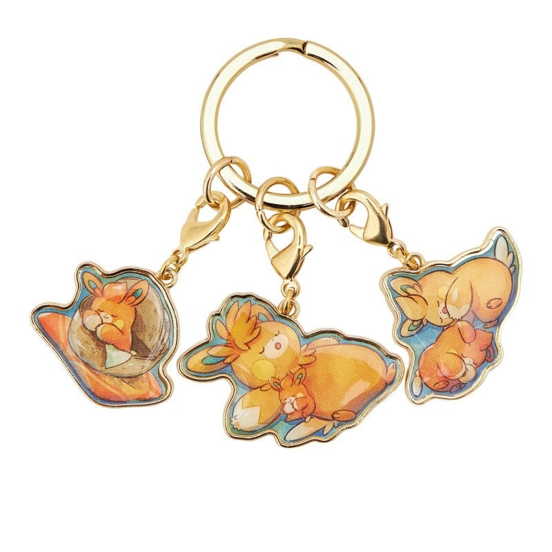 3 Grouped Metal Keychain (Napping ver.) - PAMO NO MURE