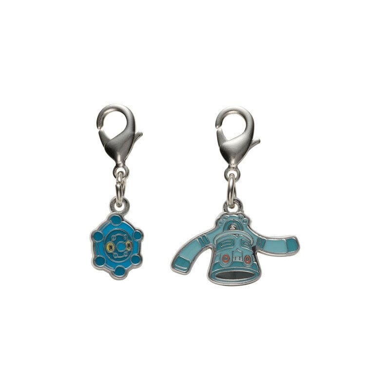 Bronzor, Bronzong - National Pokdex Metal Charm Keychain #436, #437