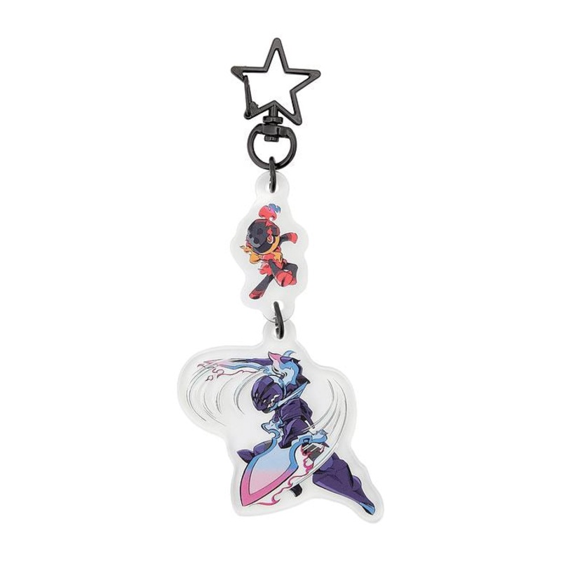 Charcadet & Ceruledge Double Acrylic Keychain - SECRET of MIGHT