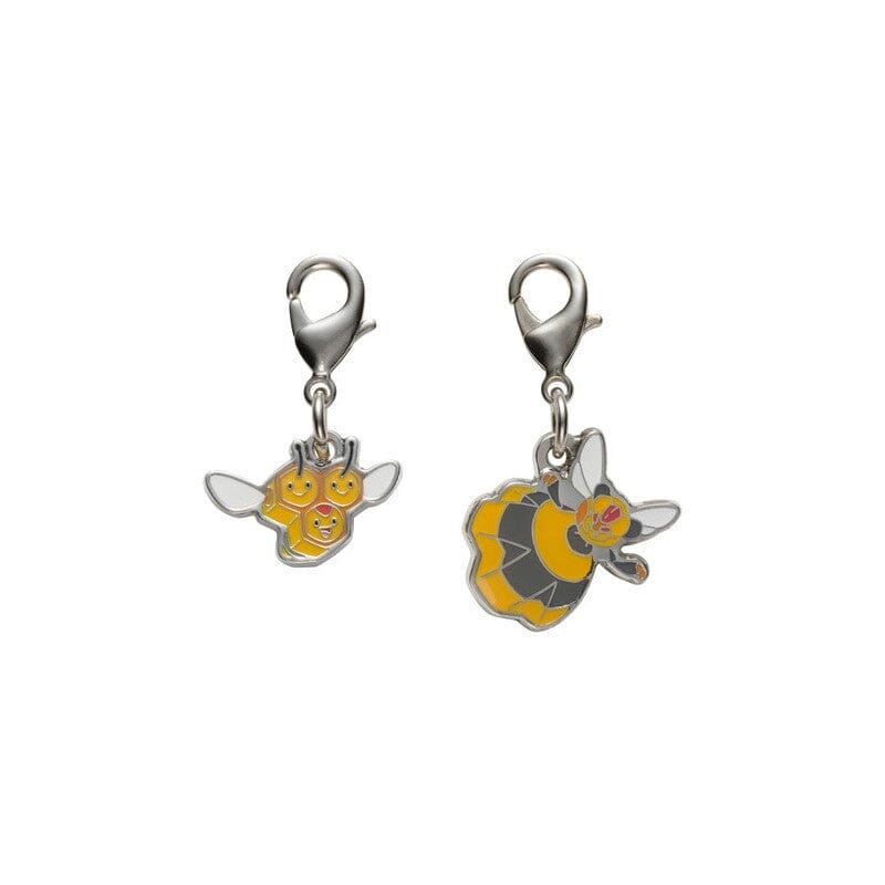 Combee, Vespiquen - National Pokdex Metal Charm Keychain #415, #416