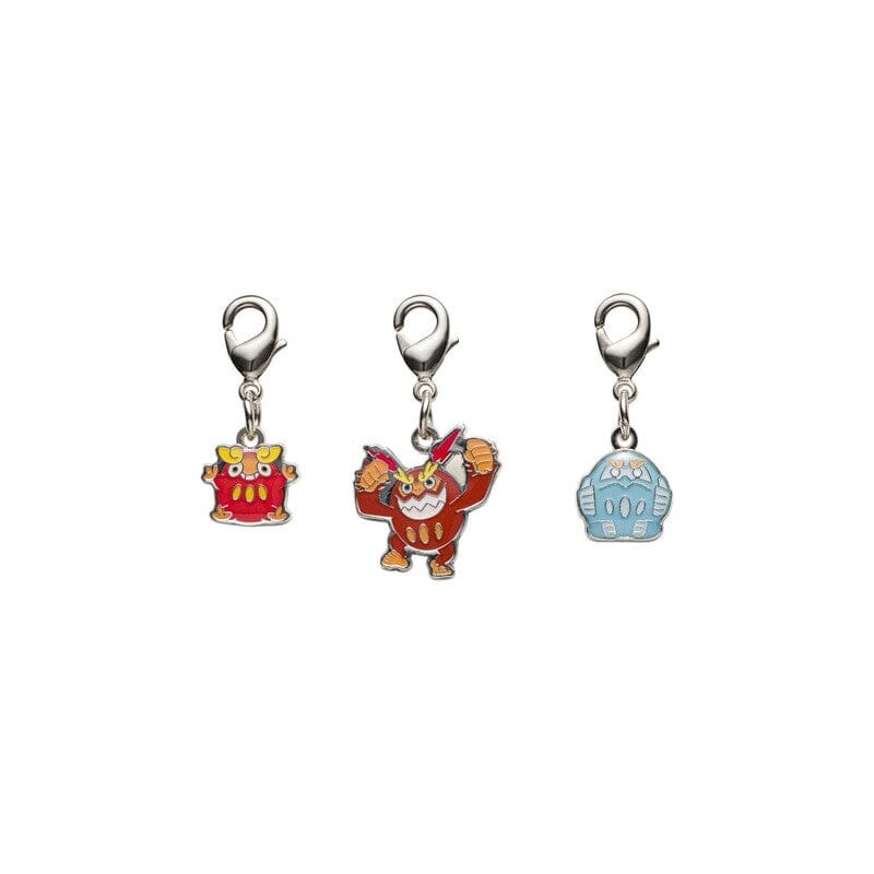 Darumaka, Darmanitan - National Pokdex Metal Charm Keychain #554, #555