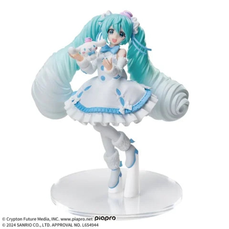 Hatsune Miku Figure Series Luminasta "Hatsune Miku x Cinnamoroll" (White Dress Ver.)