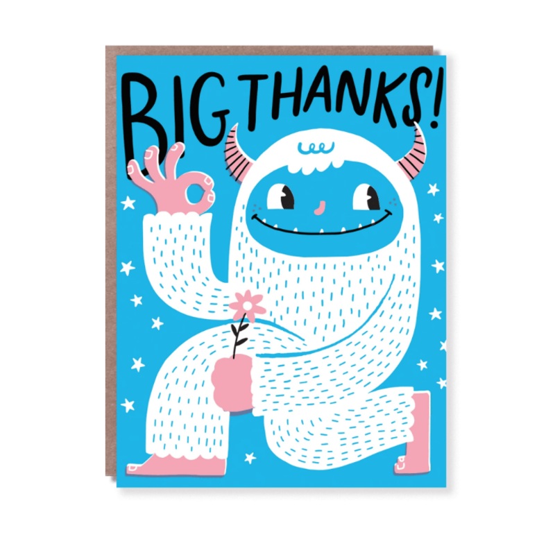 Hello Lucky - Single Card - Yeti Thanks