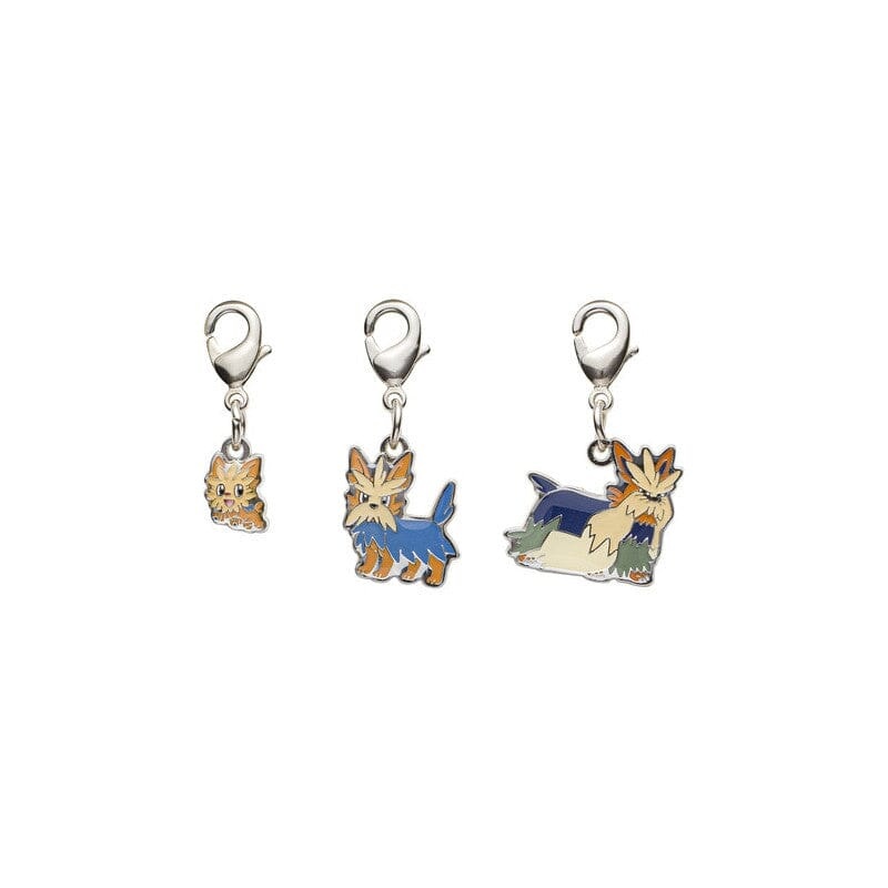 Lillipup, Herdier, Stoutland - National Pokdex Metal Charm Keychain #506, #507, #508