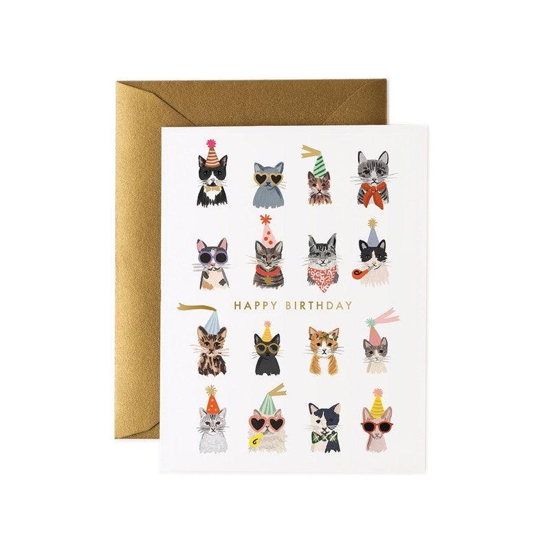 Rifle Paper Co - Single Card - Cool Cat's Birthday