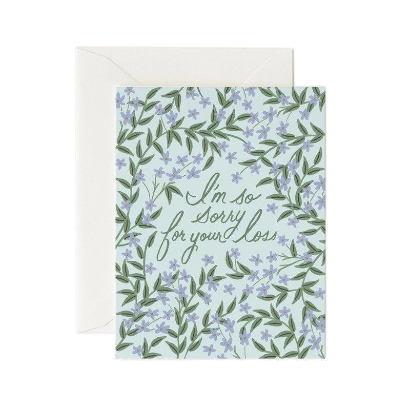 Rifle Paper Co - Single Card - Laurel Sympathy