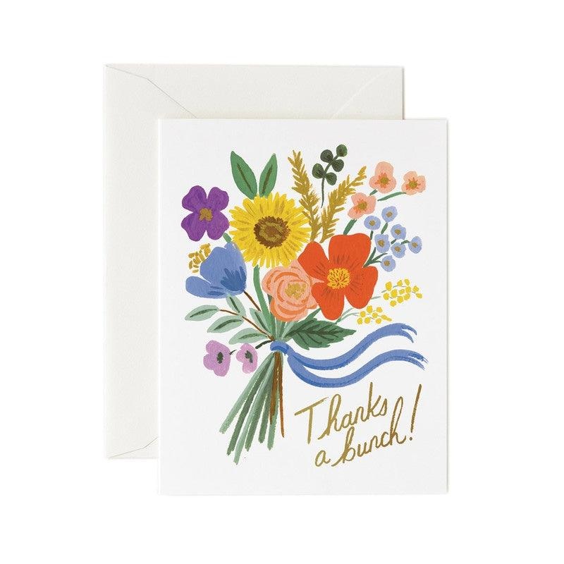 Rifle Paper Co - Single Card - Thanks a Bunch