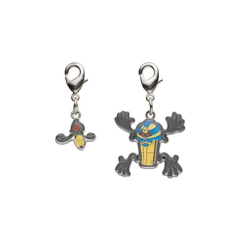 Yamask, Cofagrigus - National Pokdex Metal Charm Keychain #562, #563