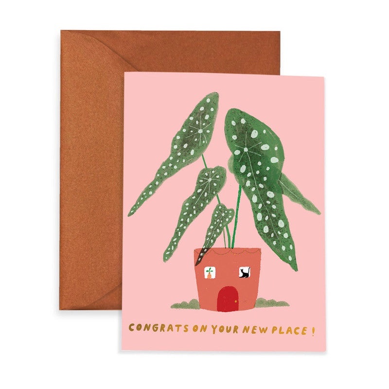 Carolyn Suzuki - Single Card - Casita Begonia