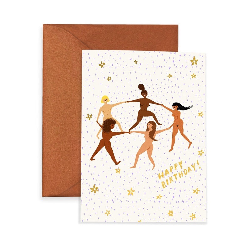 Carolyn Suzuki - Single Card - Ring-a-Round With Daisies