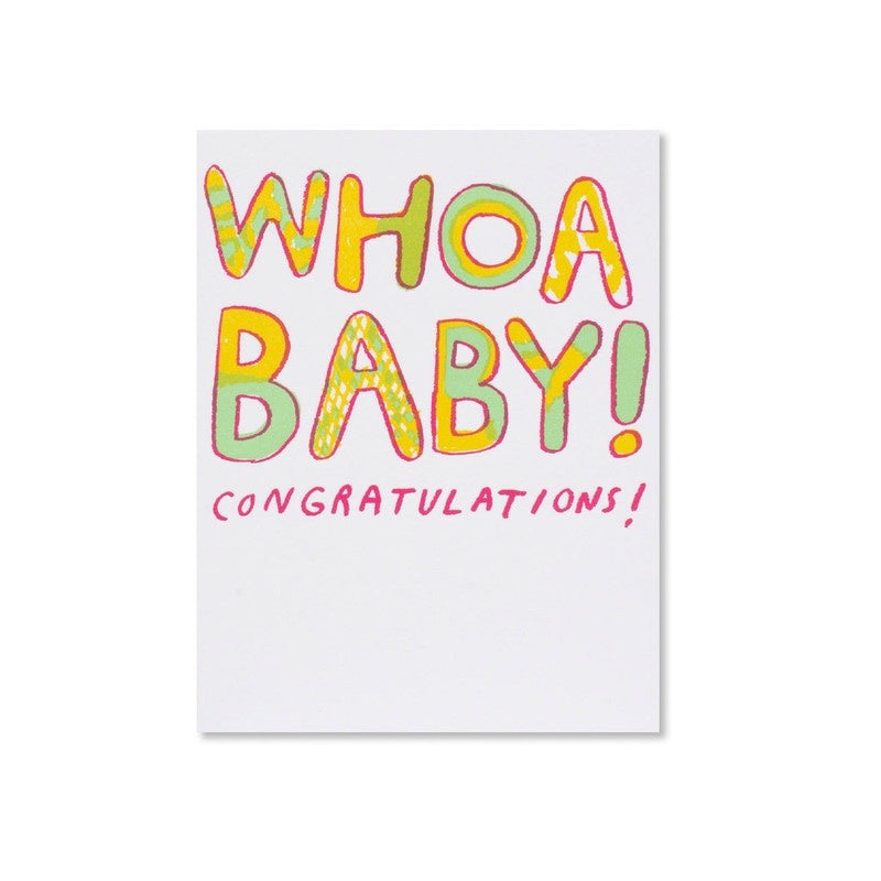 Egg Press - Single Card - Whoa Baby!