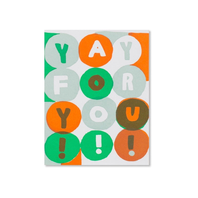 Egg Press - Single Card - Yay For You Bubble