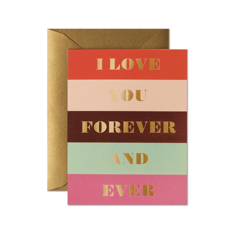 Rifle Paper Co - Single Card - Color Block Love