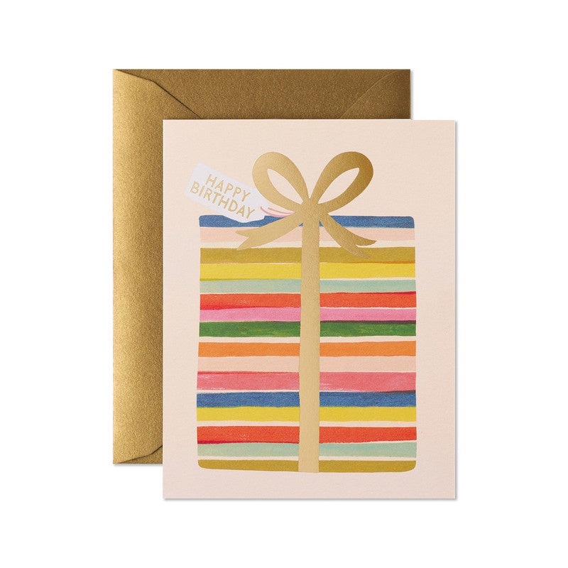 Rifle Paper Co - Single Card - Feliz Birthday Present