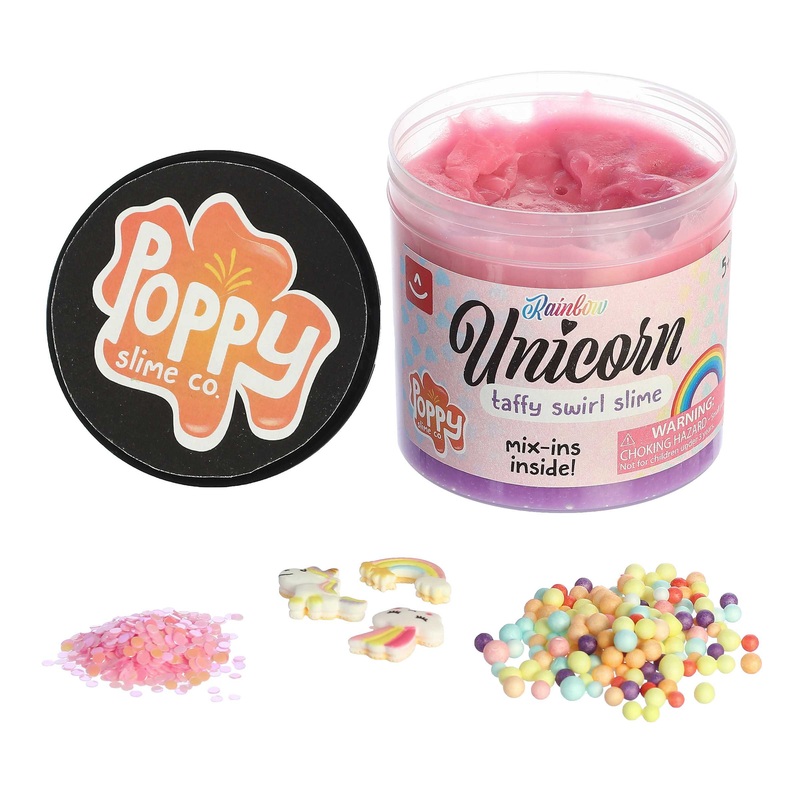 Aurora Toys - Poppy Slime Co. - Rainbow Unicorn Slime
