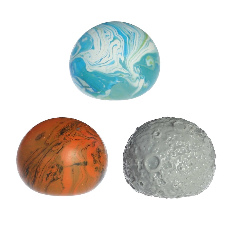 Aurora Toys - Earth, Moon, And Mars Balls