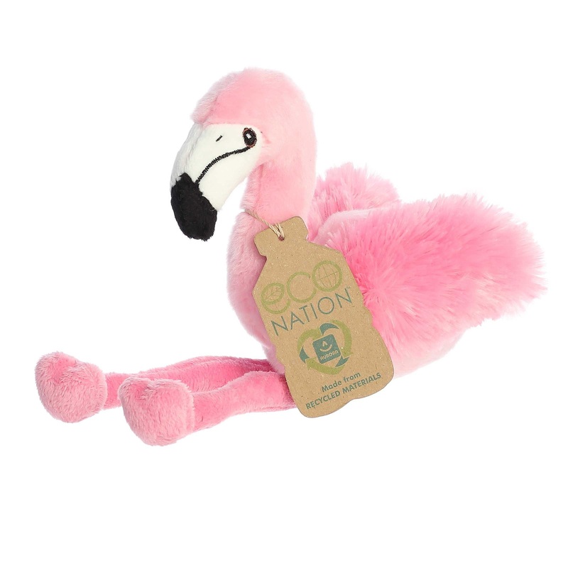Aurora - Eco Nation - Eco Softies - 8" Flamingo