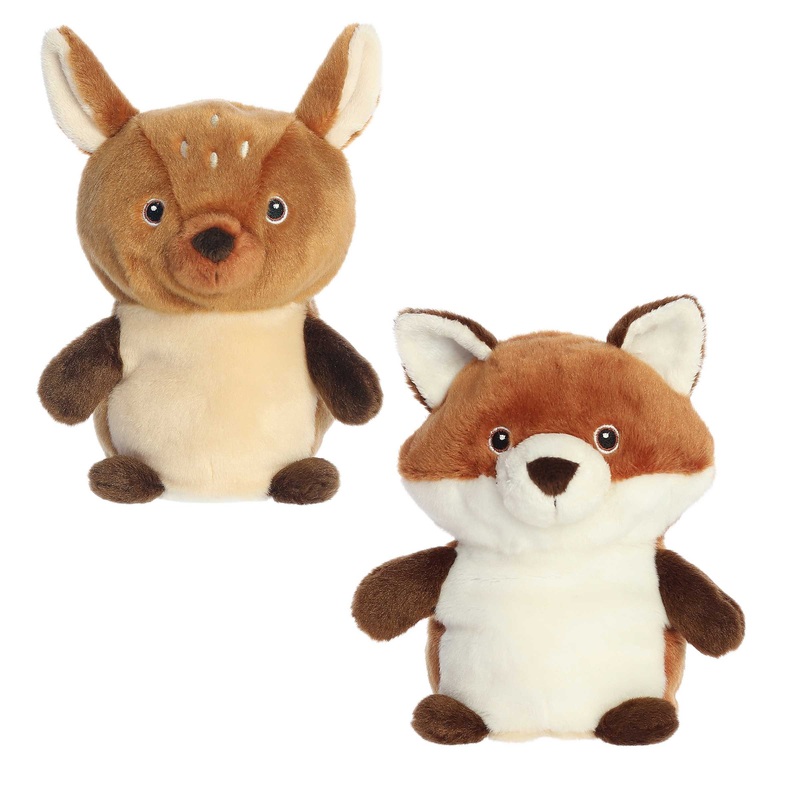 Aurora - Eco Nation - Reversible Eco Pairs - 6.5" Fawn and Fox