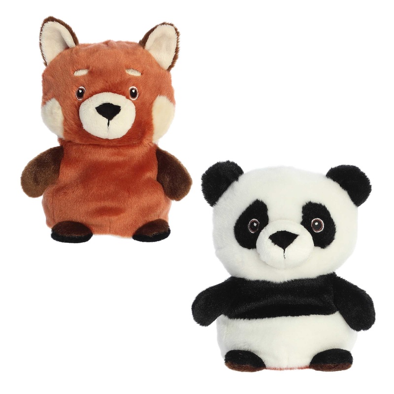 Aurora - Eco Nation - Reversible Eco Pairs - 6.5" Red Panda and Panda