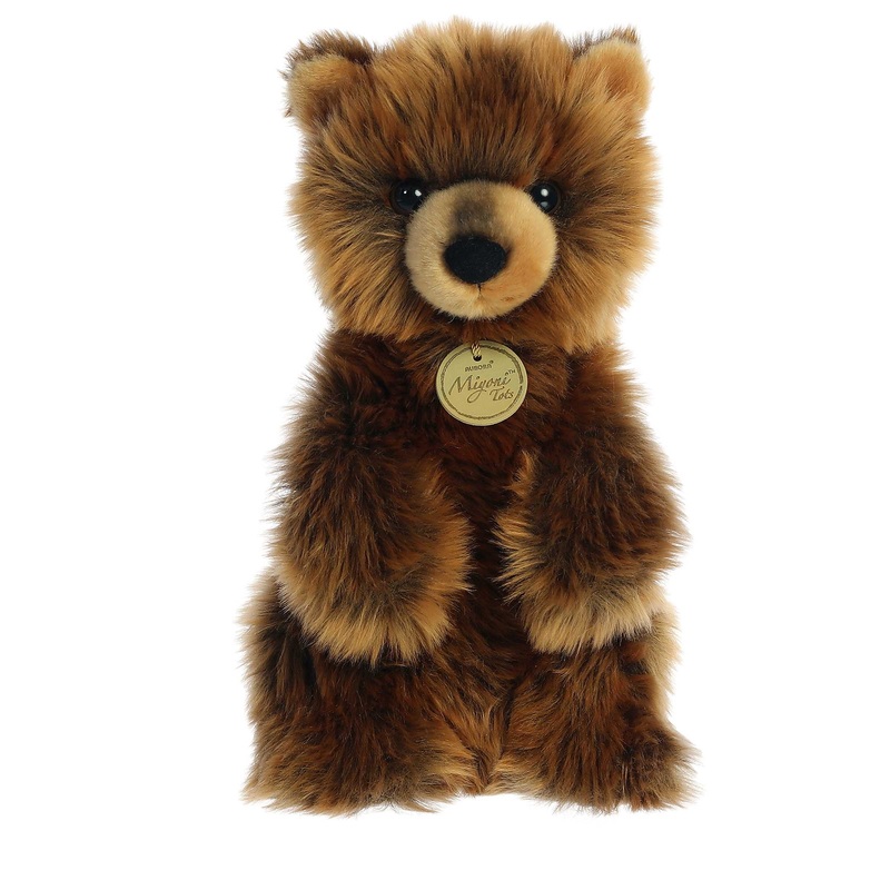 Aurora - Miyoni Tots - Sitting Pretty - 10" Grizzly Bear Cub
