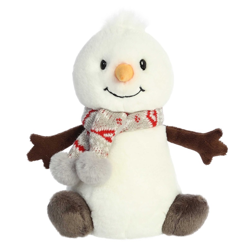 Aurora - Holiday - Land of Lils - 10" Wren Snowman With Scarf