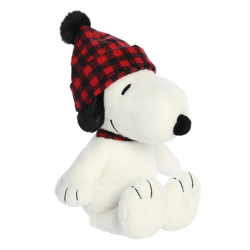 Aurora - Peanuts - 11" Winter Plaid Snoopy