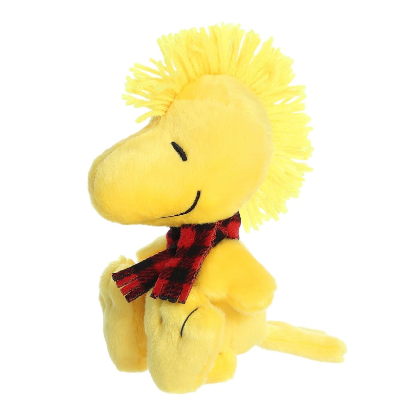 Aurora - Peanuts - 6" Winter Plaid Woodstock
