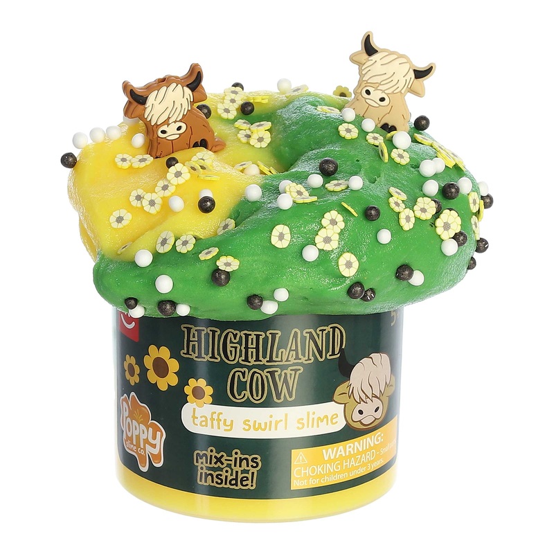 Aurora Toys - Poppy Slime Co. - Highland Cow Slime