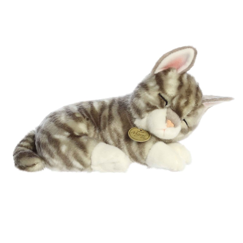 Aurora - Miyoni Tots - 10" Sleepy Tabby Kitten