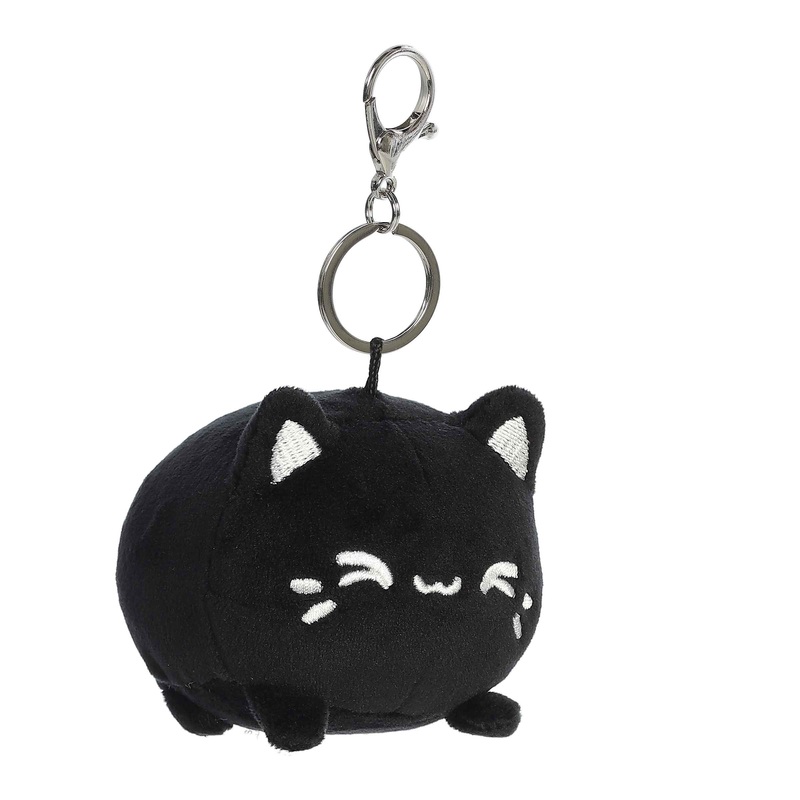 Aurora - Tasty Peach - 3.5" Black Sesame Meowchi Clip-On
