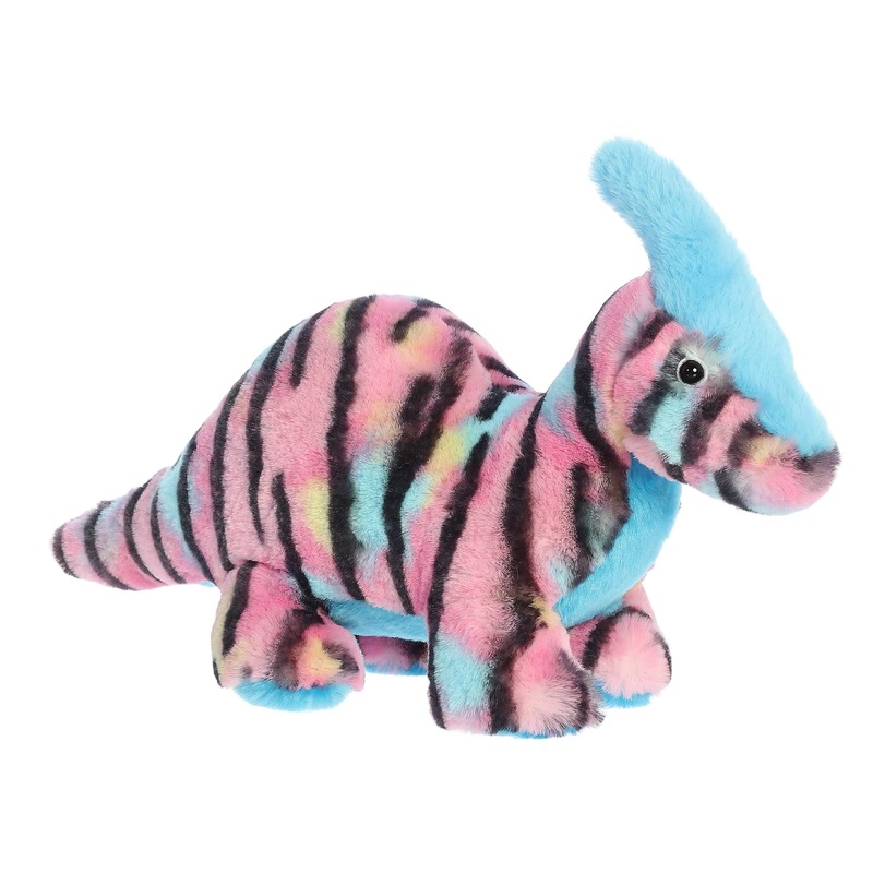 Aurora - Dinos & Dragons - Watercolor Dinos - 12.5" Parasaur Pink