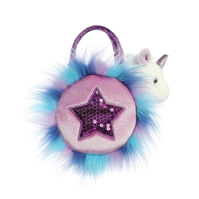 Aurora - Fancy Pals - 5.5" Sparkle Heart Purple Unicorn