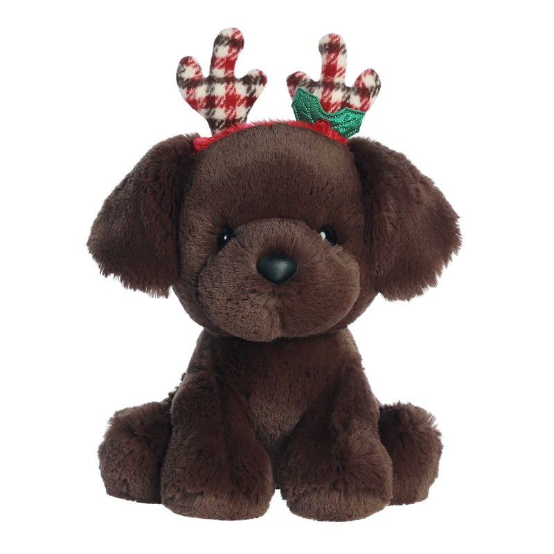 Aurora - Holiday - Holiday Cheer - 10.5" Rudy Chocolate Lab
