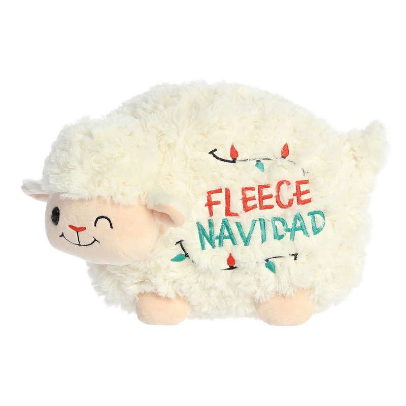 Aurora - JUST SAYIN' - 9" Fleece Navidad Sheep