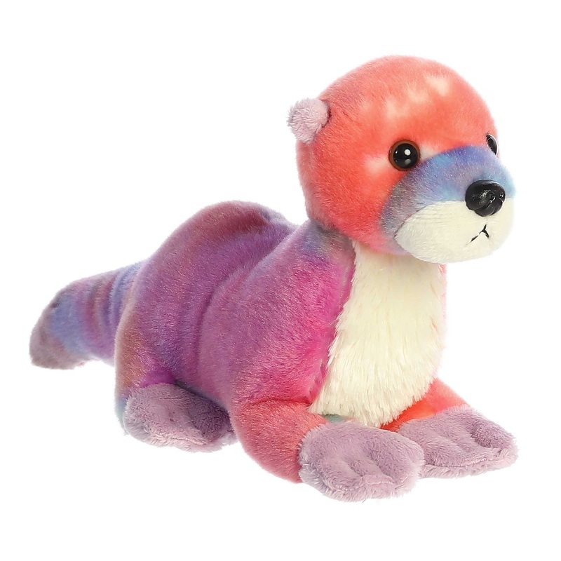 Aurora - Mini Flopsie - 8" Rainbow River Otter