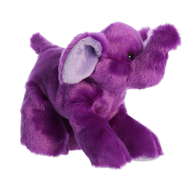 Aurora - Mini Flopsie - 8" Violet Elephant