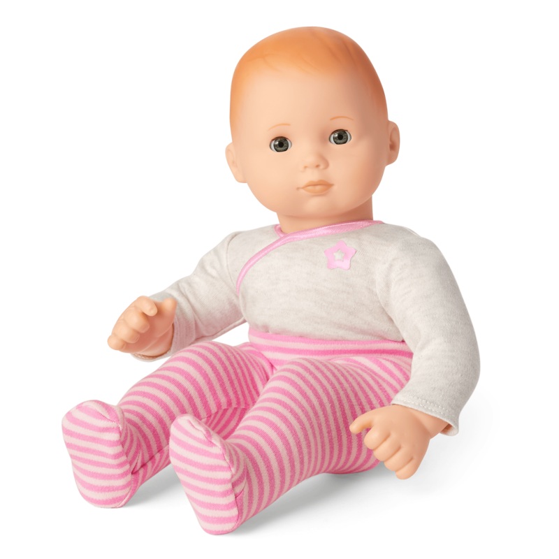 Bitty Baby Doll #6 with red hair in Pretty Pink