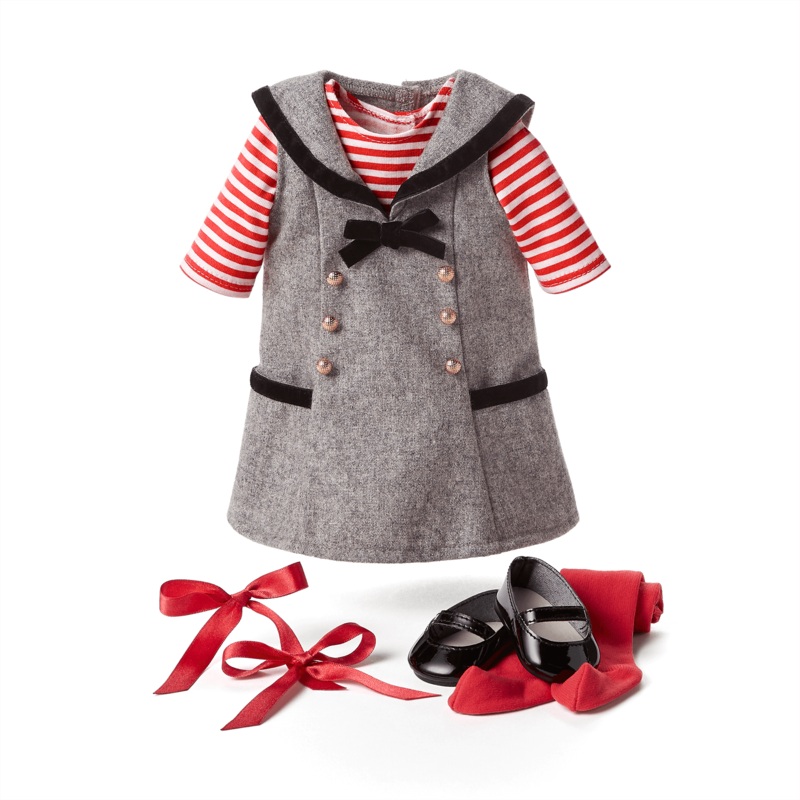Melodys School Outfit for 18-inch Dolls (Historical Characters)