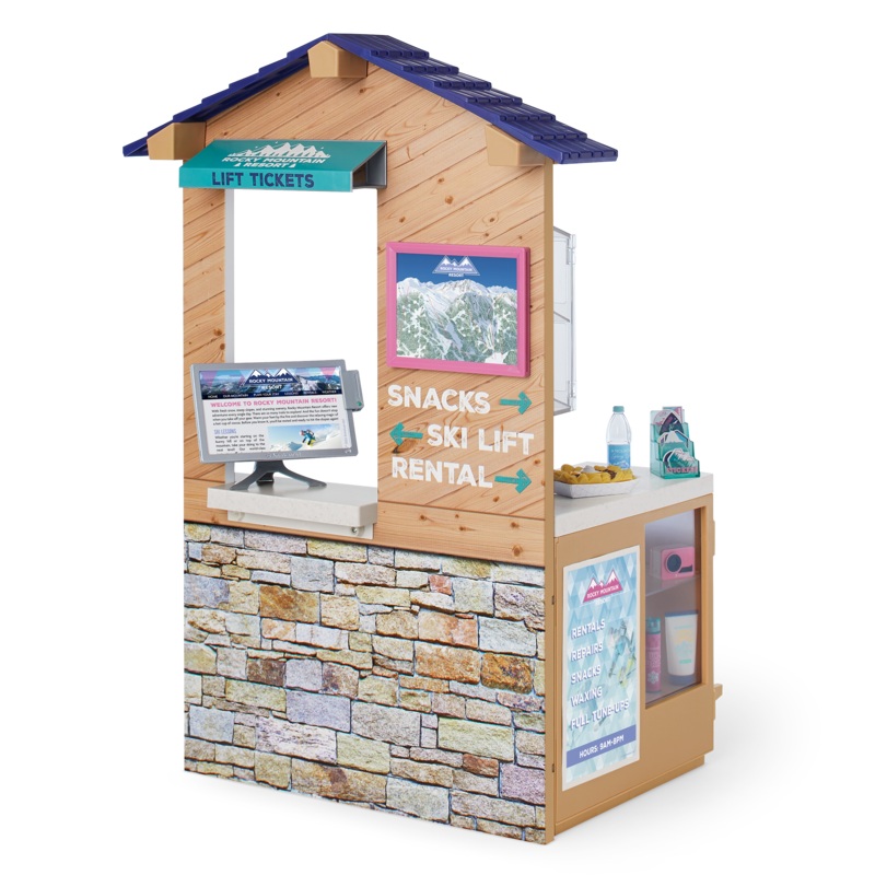 Ski & Snack Shop for 18-inch dolls
