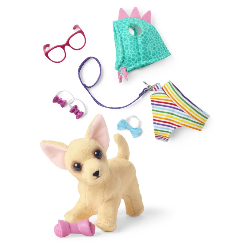 Barker Posey Dog for 18-inch Dolls & Fancy Pet Fashion Accessories