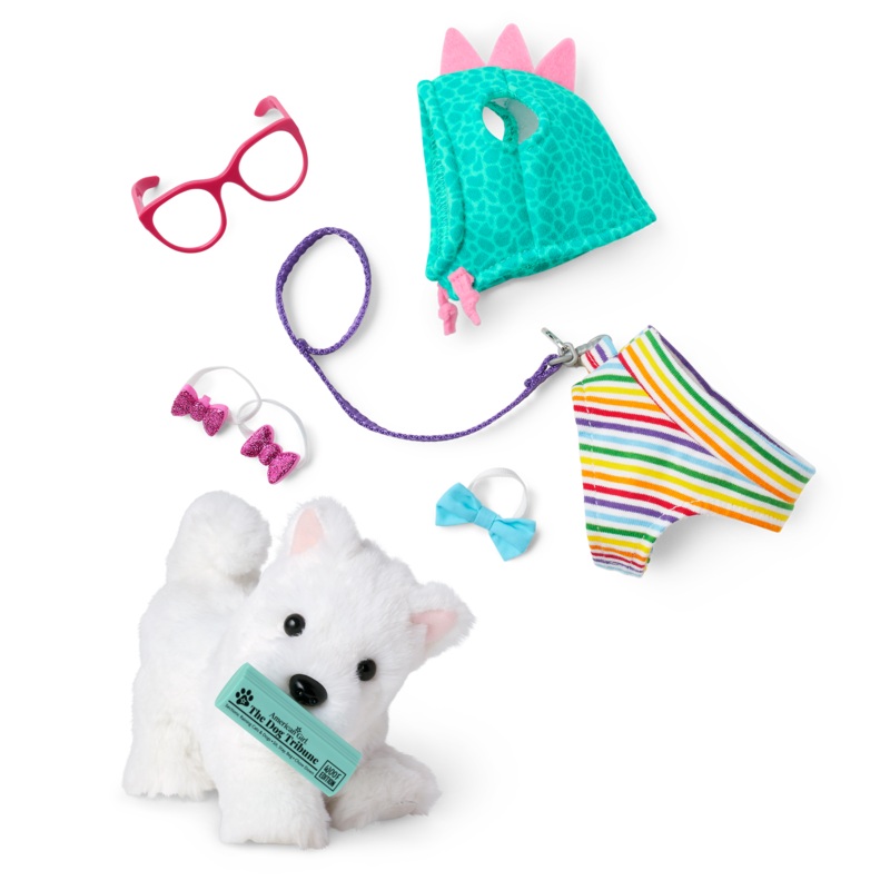 Coconut Chip Dog for 18-inch Dolls & Fancy Pet Fashion Accessories