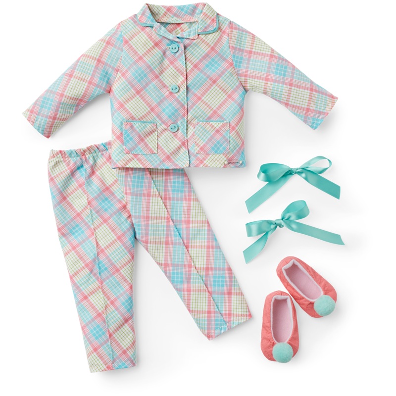 Melodys Plaid Pajamas for 18-inch Dolls (Historical Characters)