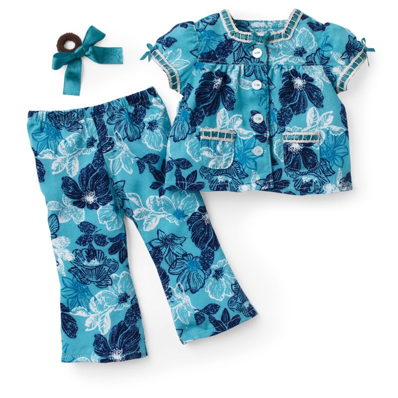 Naneas Floral Pajamas for 18-inch Dolls (Historical Characters)