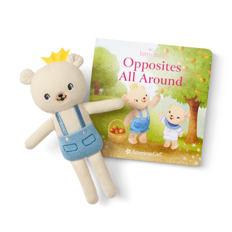 Bittys Bear Friend & Opposites All Around Board Book