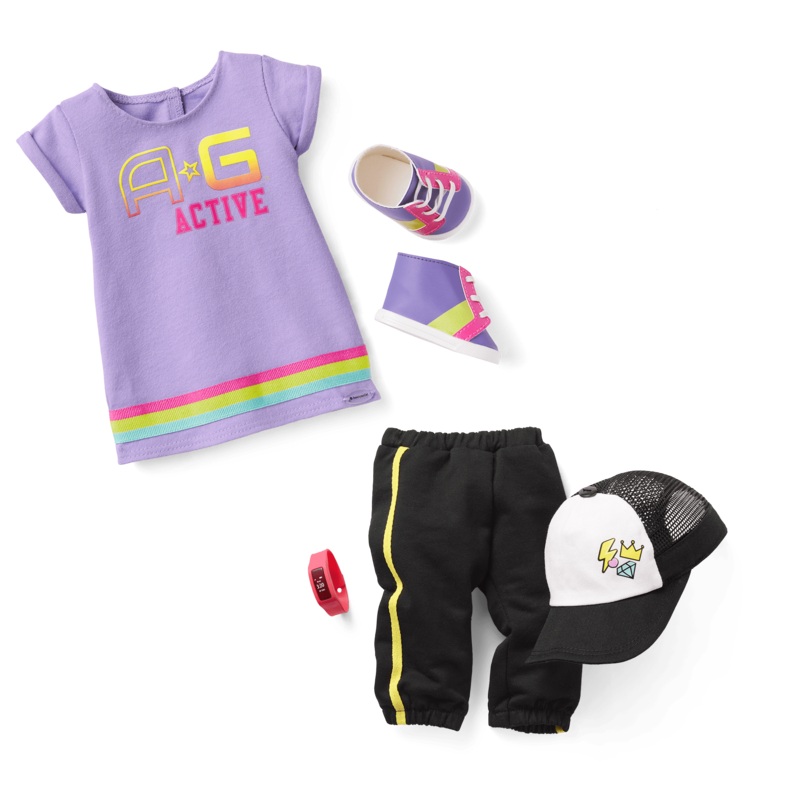 Show Your Sporty Side Outfit & Accessories for 18-inch Dolls