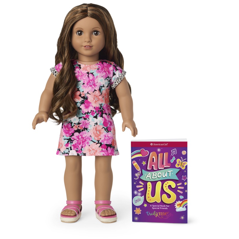 Truly Me 18-inch Doll #117 with wavy dark-brown hair